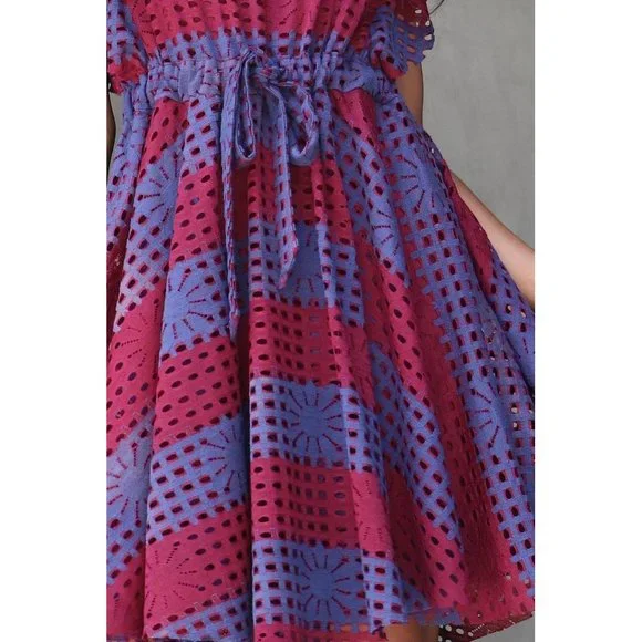 24. Eva Franco Simona Mini Dress with Cap Sleeves - Picture 3 of 3